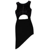Galaxy Cut Out Dress - Black