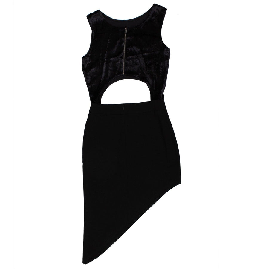 Galaxy Cut Out Dress - Black