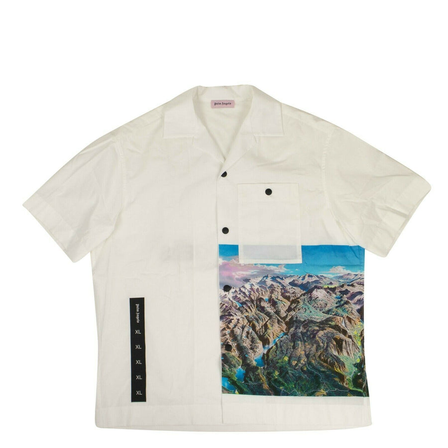 Short Sleeve Yosemite Print Shirt - White
