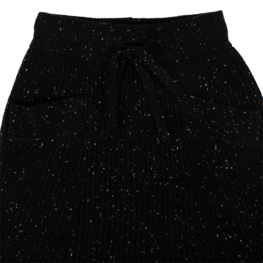 Cashmere Speckled Harem Pants - Black Galaxy