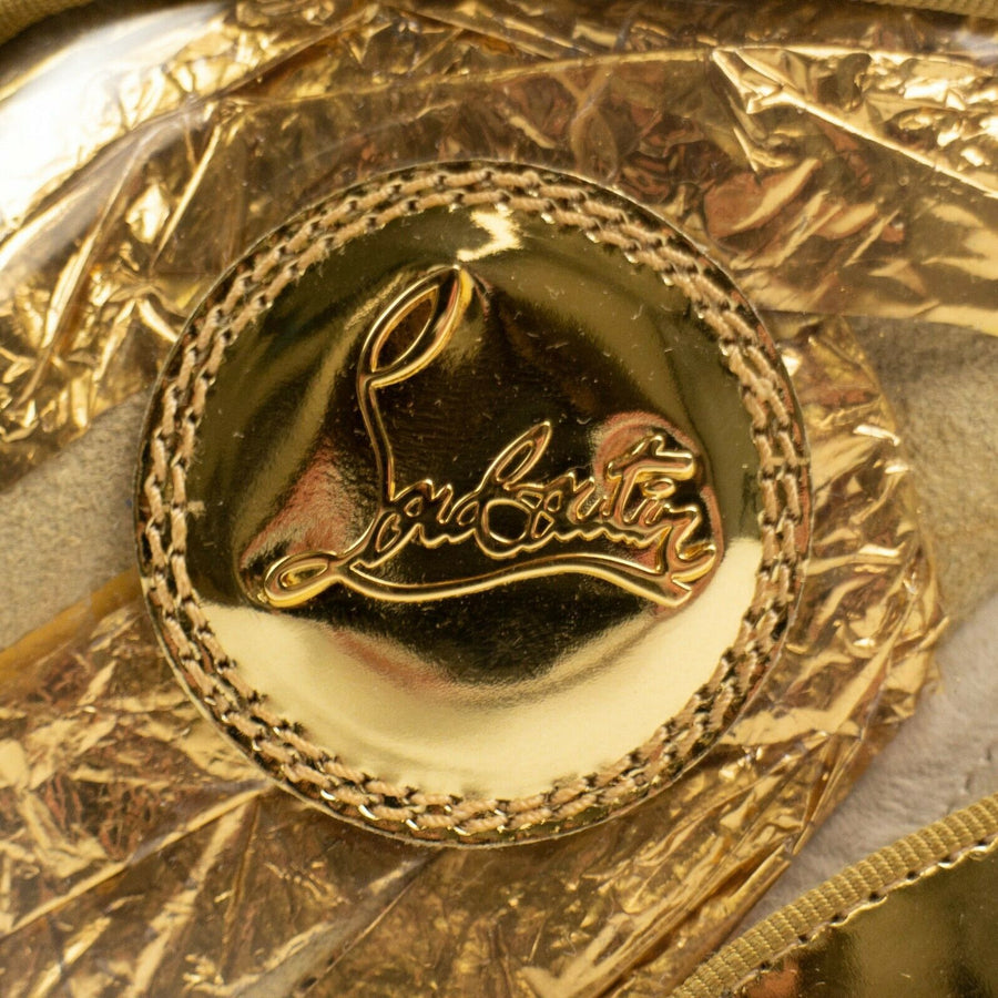 Men's Louis Orlato Gold Ruben Hi-Top Sneakers - Gold