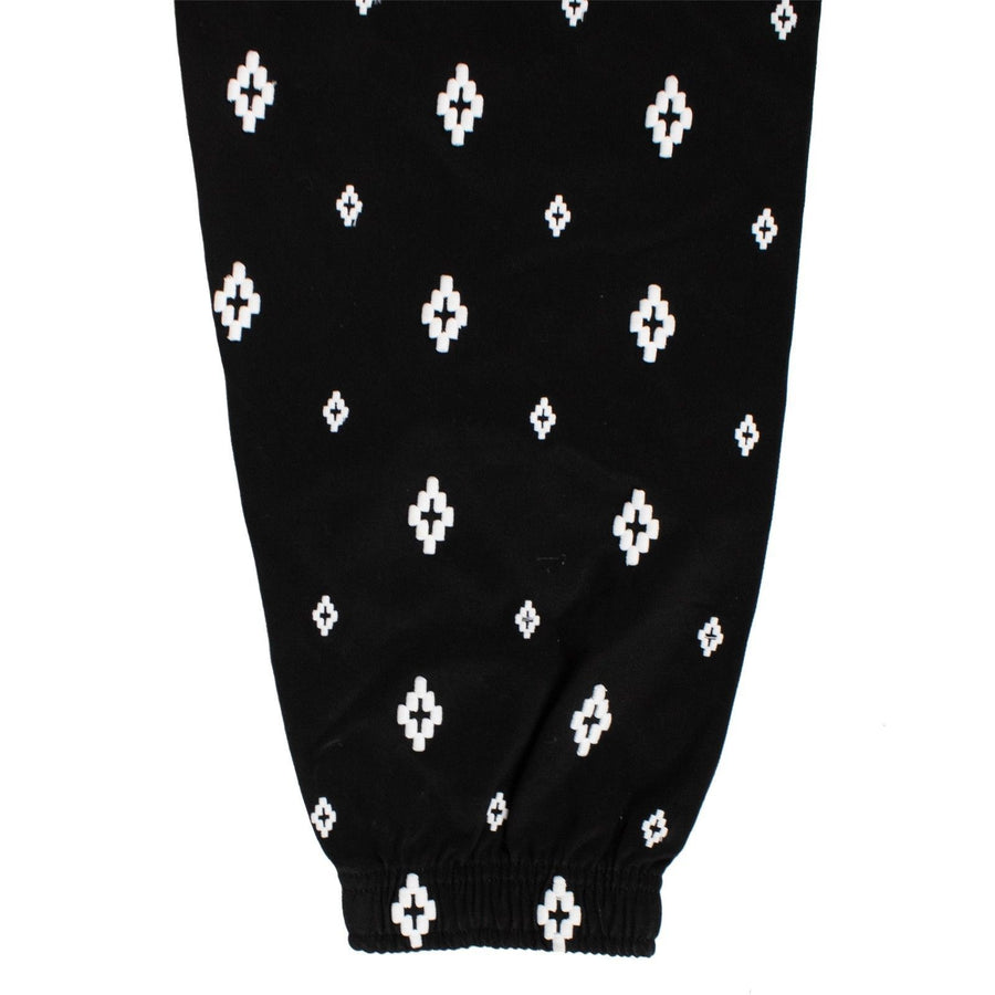 Cross Logo Pants - Black / White