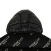 'Caille' Logo Puffer Coat - Black