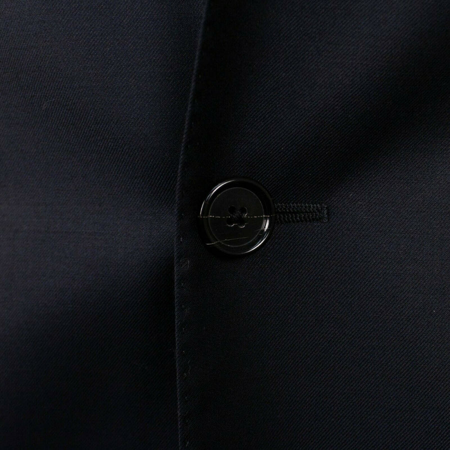 Drop 6 3 Roll 2 Button Wool Sport Coat - Navy Blue