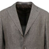 Drop 8 Linen 3 Roll 2 Button Slim Fit Suit - Brown