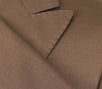 Wool Blend Twill 3/2 Button Suit - Brown
