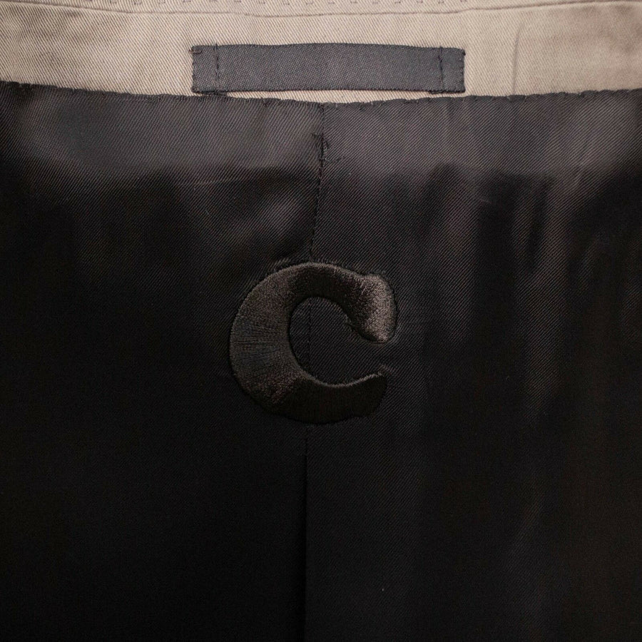 Drop 8 Cotton Blend Double Breasted Slim Fit Suit - Tan