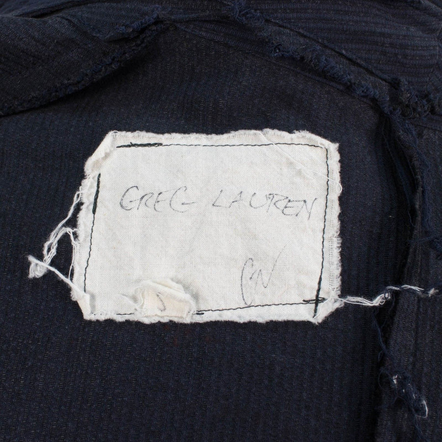 Cotton Paint Splatter Unstructured Sport Coat - Blue