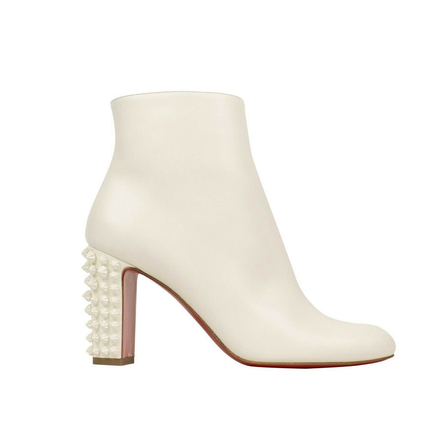 'Suzi Folk' 85mm Boots Heels- White