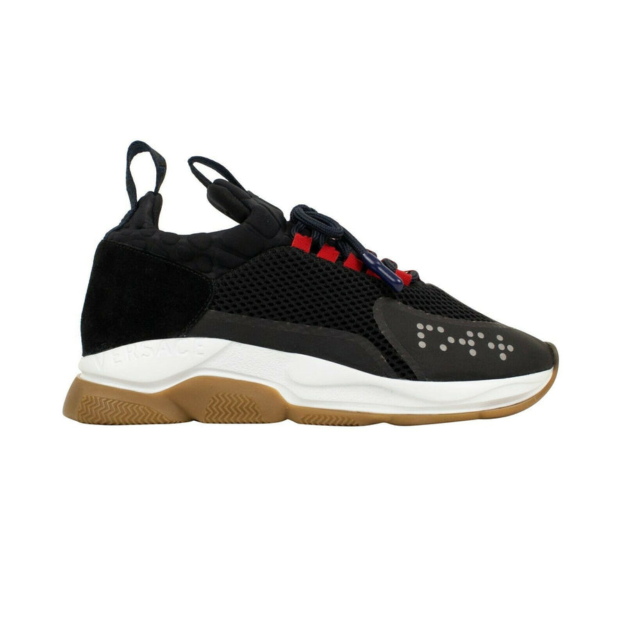 'Cross Chainer' Bianco Sneakers - Navy