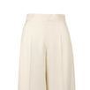 Silk Wide Leg Pants - Ivory