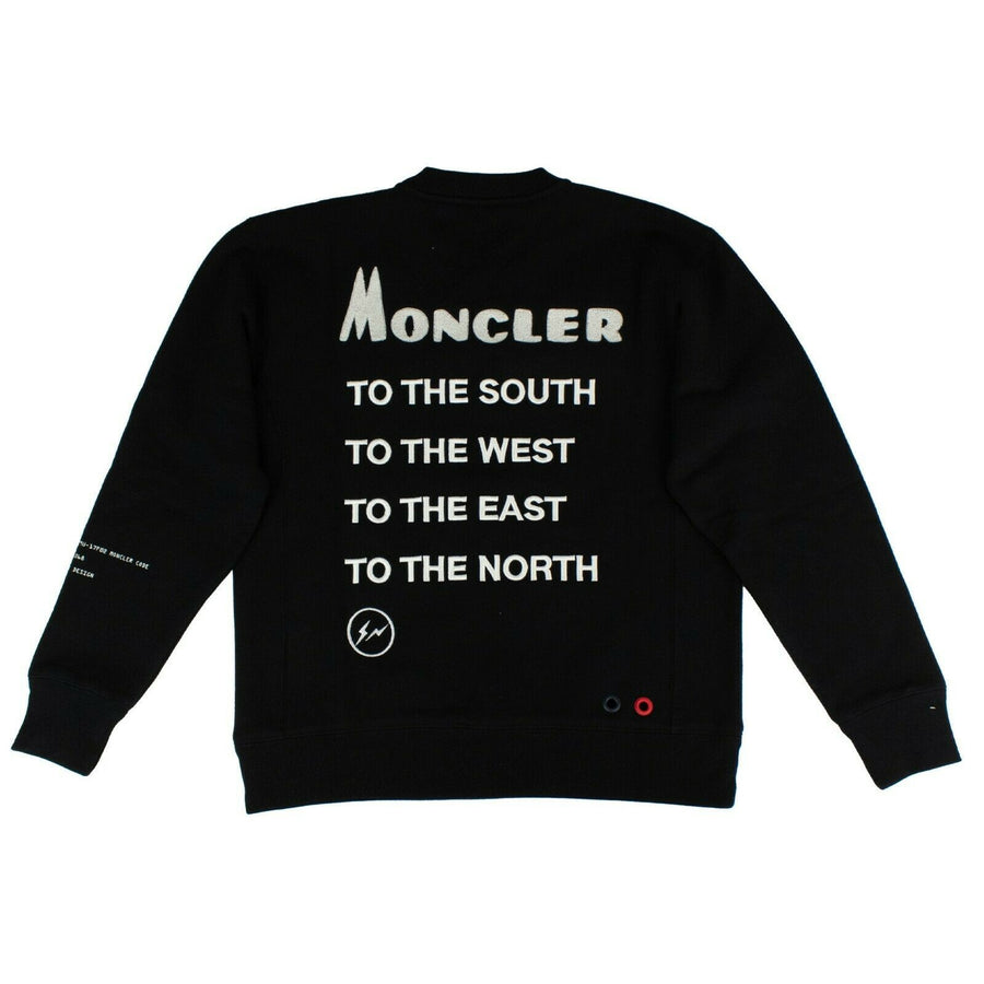 Moncler Fragment Hiroshi Fujiwara Crew Neck Sweater - Black