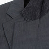 Drop 4 Striped Wool Two Button Suit - Gray