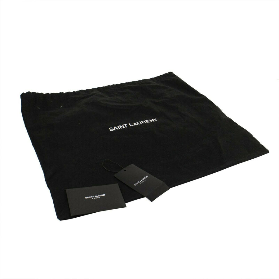 Leather Gem Stud Embellished Bucket Handbag - Black