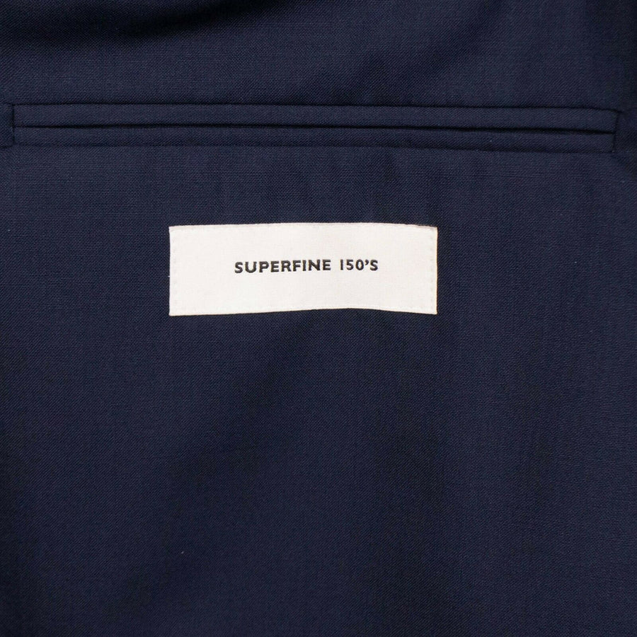 Drop 9 Wool 3 Roll 2 Button Sport Coat - Navy Blue