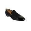Rollerboy Jacquard Brocade Wholecut Venetian Loafers - Black