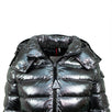 'Bady' Down Filled Quilted Puffer Coat - Silver