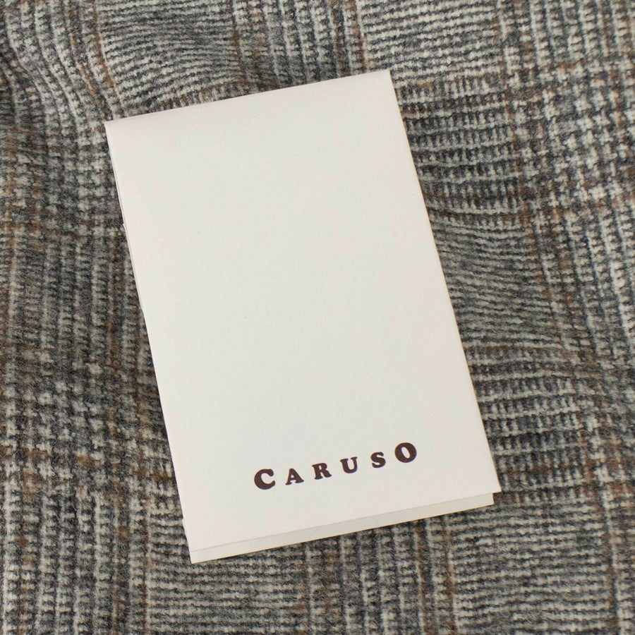 Drop 6 Plaid 3 Roll 2 Button Wool Blend Sport Coat - Brown / Gray