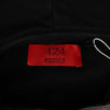 Dye Cotton Pullover Hoodie Sweatshirt - Black