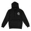 Cotton 'ASSC' Logo Hooded Sweatshirt - Black