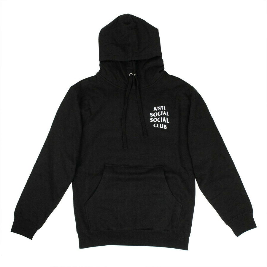 Cotton 'ASSC' Logo Hooded Sweatshirt - Black