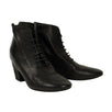 Pennolina Buffalo Leather Lace Up Ankle Boots - Black
