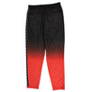 Kappa Logo Stripe Gradient Pants - Black / Red