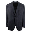 Micro Houndstooth Wool Two Button Suit - Charcoal Gray