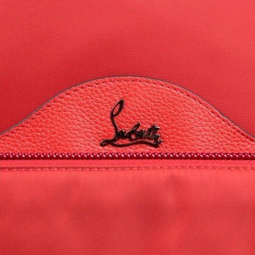 Backloubi Nylon Backpack Bag - Red