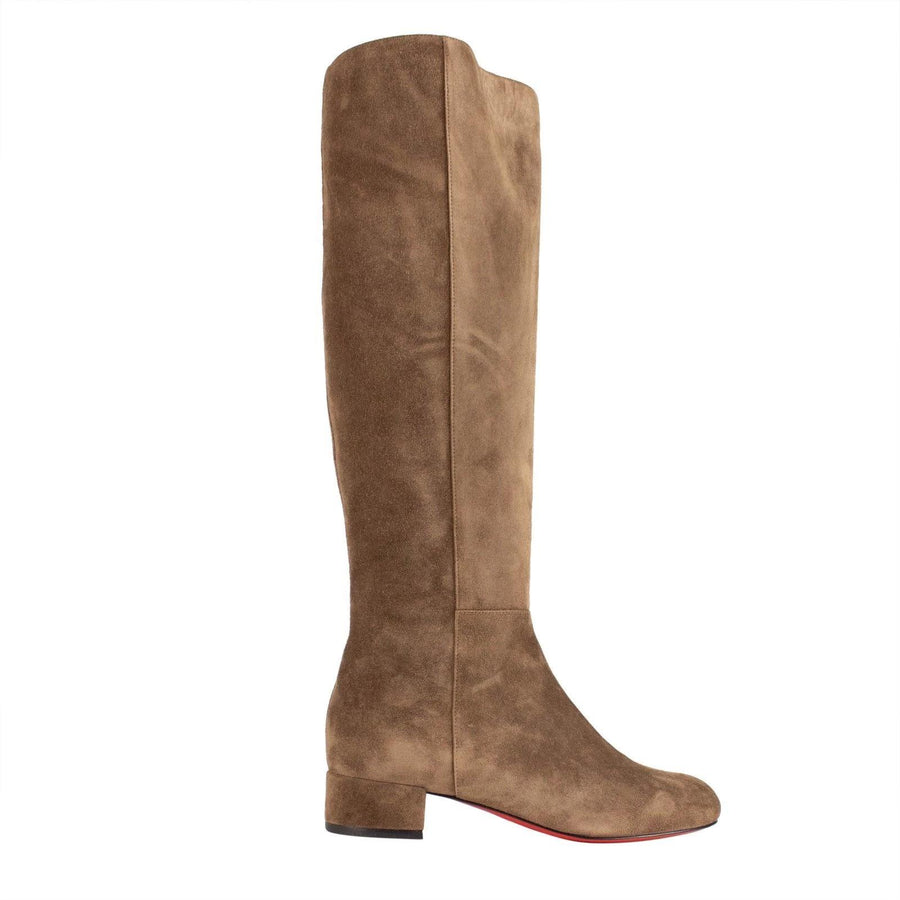 Liliboot 30mm Suede Riding Boots - Brown