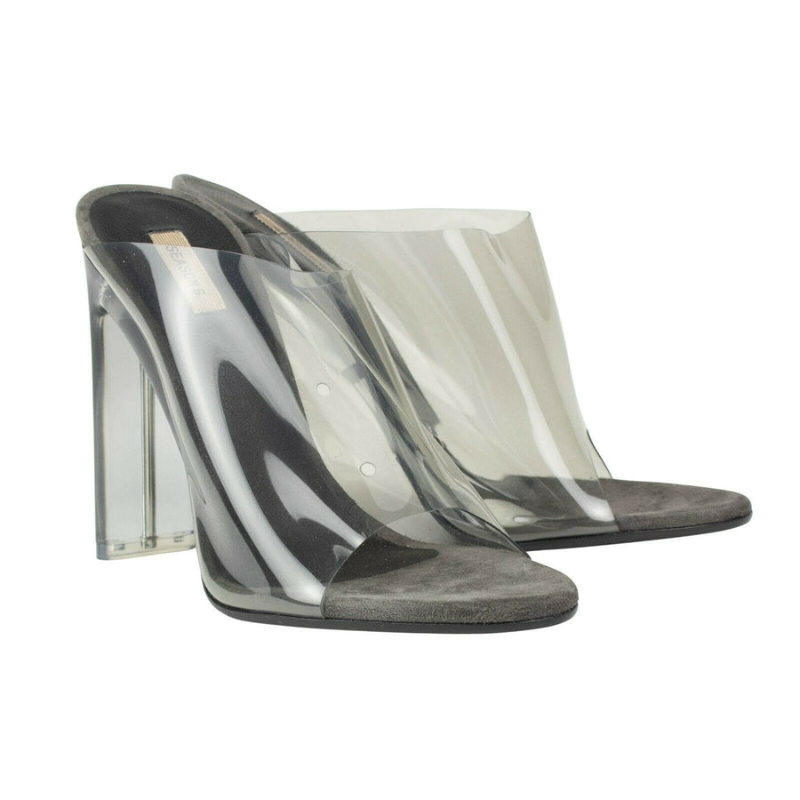 Season 6 PVC Mules Pumps - Smoky Gray
