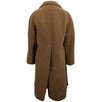 Over-Sized Shearling Coat - Brown