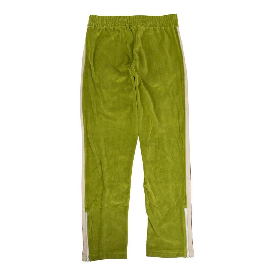 Chinille Classic Track Pants - Green/White