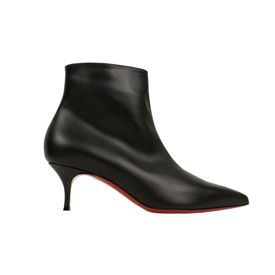 'So Kate' Leather Ankle Boots - Black