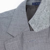 Drop 7 Solid Wool Two Button Suit - Light Gray