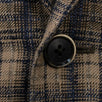 Drop 8 Plaid Two Button Silk Blend Sport Coat - Brown