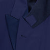 Cahmere Blend Double Breasted Tuxedo Suit - Blue