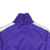 Cropped Zip-Up Track Jacket - Purple