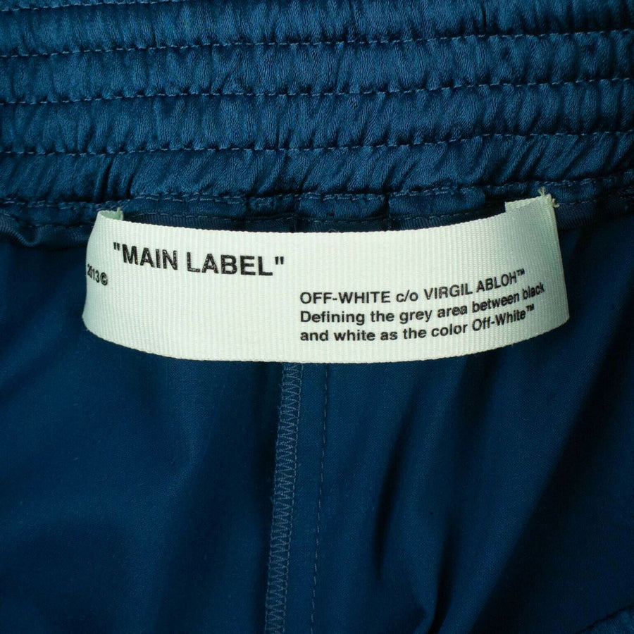 Velvet Equestrian Track Pants - Blue