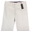 Beige Cotton Blend Dress Pants