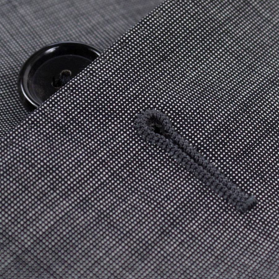 Drop 7 Birdseye Wool Two Button Suit - Gray
