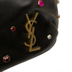 Leather Gem Stud Gold YSL Embellished Belt Bag - Gold