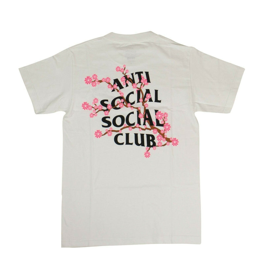 Cotton Cherry Blossom 'ASSC' T-Shirt - White