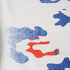 Camo Hoodie Sweatshirt - White / Red / Blue