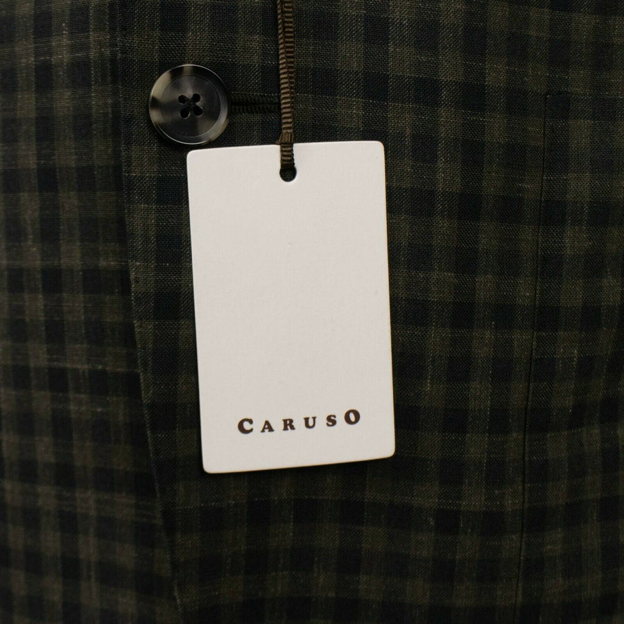 Drop 8 Check Two Button Wool Blend Sport Coat - Green