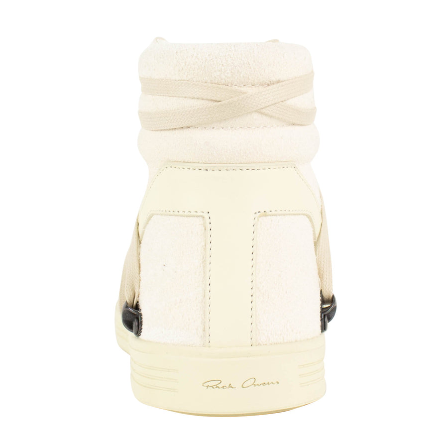 Geothrasher High Top Leather Sneakers - Natural