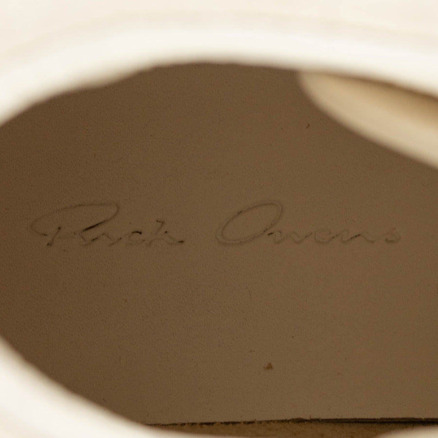 Geothrasher High Top Leather Sneakers - Natural