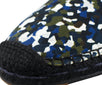 Granite Print Canvas Espadrilles - Blue Camo