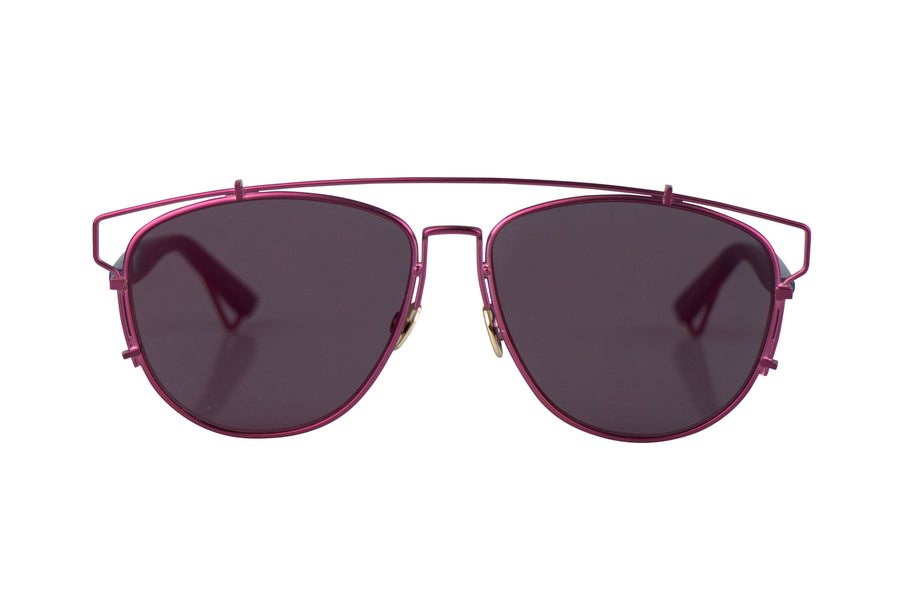 Technologic Cutout Aviator Sunglasses - Pink
