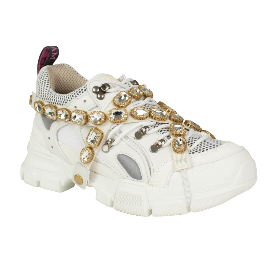 Men's Flashtrek Jeweled Rugged Sneaker - White